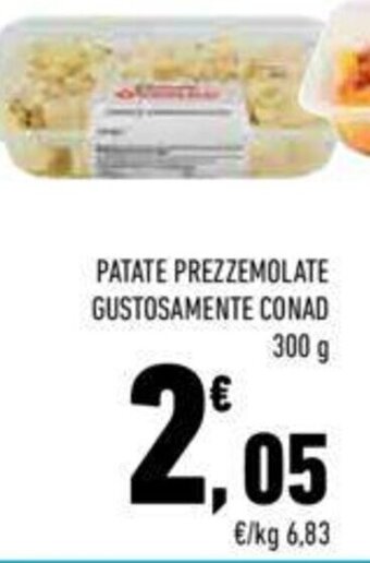 Conad PATATE PREZZEMOLATE GUSTOSAMENTE CONAD 300 g offerta