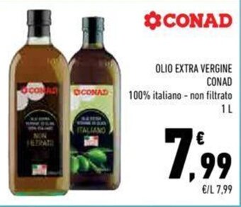 Conad OLIO EXTRA VERGINE CONAD O COME CONAD 1 L offerta