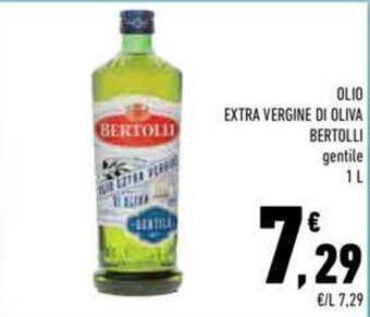 Conad OLIO EXTRA VERGINE DI OLIVA BERTOLLI gentile 1L offerta