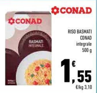 Conad RISO BASMATI CONAD 500 g offerta