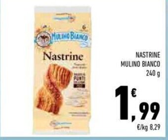 Conad NASTRINE MULINO BIANCO 240 g offerta