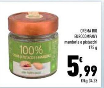 Conad CREMA BIO EUROCOMPANY 175 g offerta