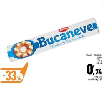 Conad BISCOTTI BUCANEVE DORIA 200 g offerta