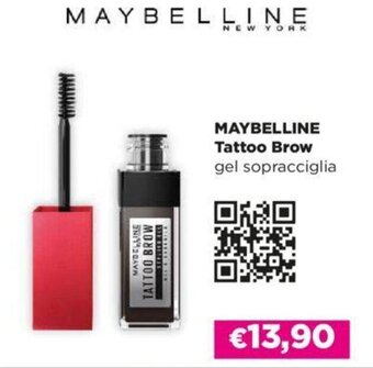 Acqua & Sapone MAYBELLINE Tattoo Brow gel sopracciglia offerta