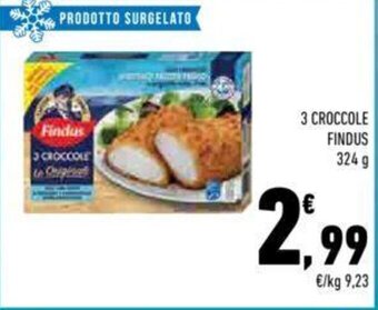 Conad 3 CROCCOLE FINDUS 324 g offerta