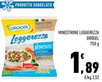 Conad MINESTRONE LEGGEREZZA OROGEL 750 g offerta