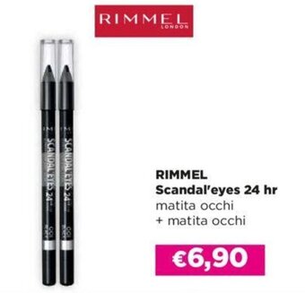 Acqua & Sapone RIMMEL Scandal'eyes 24 hr matita occhi + matita occhi offerta