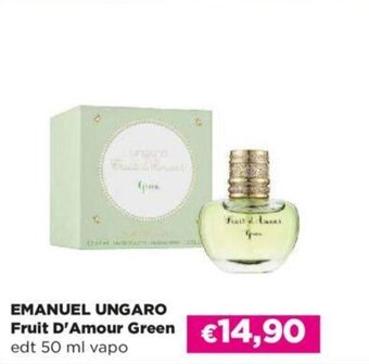 Acqua & Sapone EMANUEL UNGARO Fruit D'Amour Green edt 50 ml vapo offerta
