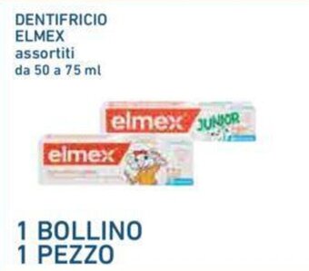 Conad DENTIFRICIO ELMEX assortiti da 50 a 75 ml offerta