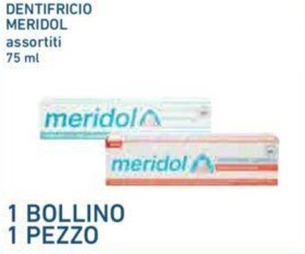 Conad DENTIFRICIO MERIDOL assortiti 75 ml offerta