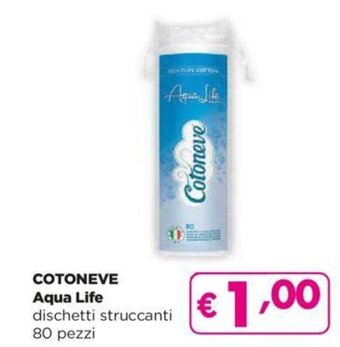 Acqua & Sapone COTONEVE Aqua Life dischetti struccanti 80 pezzi offerta