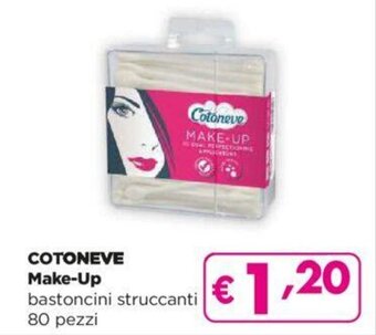 Acqua & Sapone COTONEVE Make-Up bastoncini struccanti 80 pezzi offerta