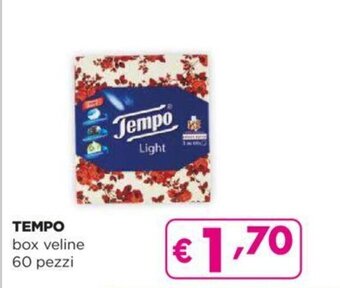 Acqua & Sapone TEMPO box veline 60 pezzi offerta