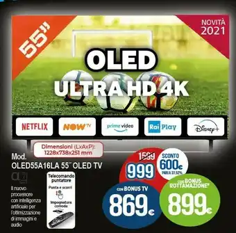 Expert Oled TV 55A16LA offerta