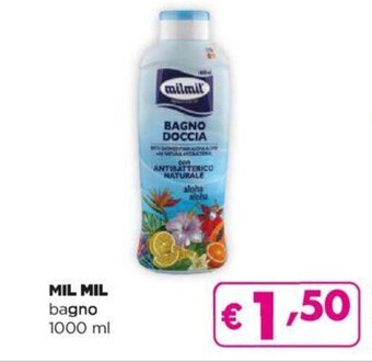 Acqua & Sapone MIL MIL bagno 1000 ml offerta