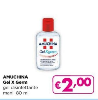Acqua & Sapone AMUCHINA Gel X Germ gel disinfettante mani 80 ml offerta