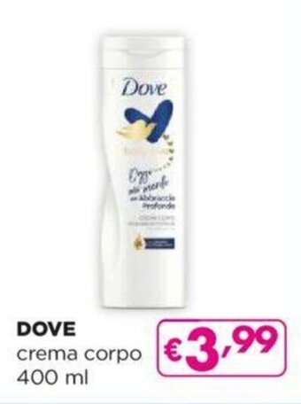 Acqua & Sapone DOVE crema corpo 400 ml offerta