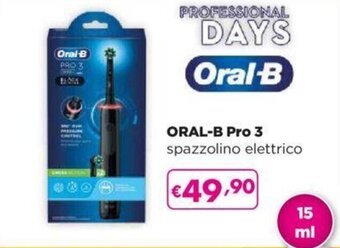ORAL-B Pro 3 spazzolino elettrico