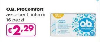 Acqua & Sapone O.B. ProComfort assorbenti interni 16 pezzi offerta