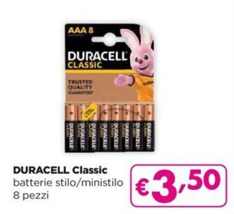 Acqua & Sapone DURACELL Classic batterie stilo/ministilo 8 pezzi offerta