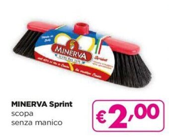 Acqua & Sapone MINERVA Sprint scopa senza manico offerta