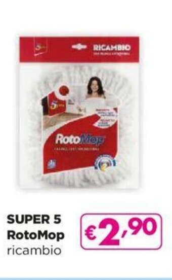 Acqua & Sapone SUPER 5 RotoMop ricambio offerta