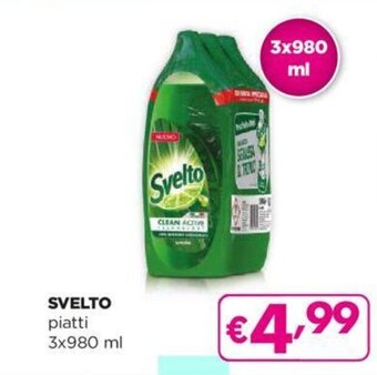 Acqua & Sapone SVELTO piatti 3x980 ml offerta