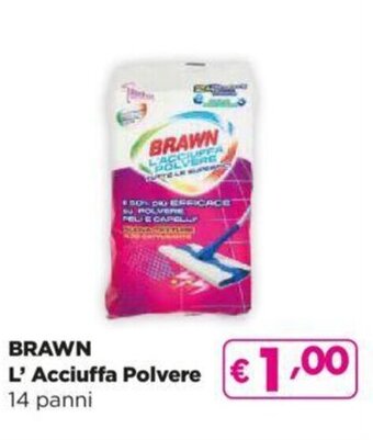 Acqua & Sapone BRAWN L' Acciuffa Polvere 14 panni offerta