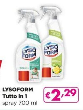 Acqua & Sapone LYSOFORM Tutto in 1 spray 700 ml offerta