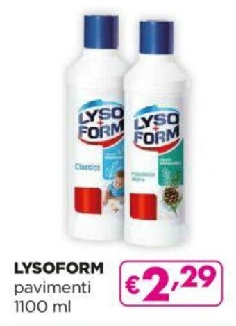Acqua & Sapone LYSOFORM pavimenti 1100 ml offerta