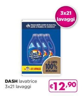 Acqua & Sapone DASH lavatrice 3x21 lavaggi offerta