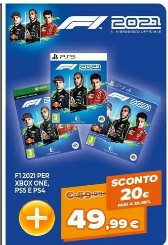 Expert Microsoft F1 2021 Basic Xbox One offerta