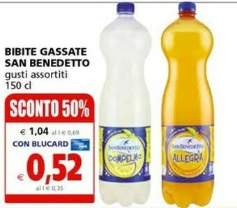 Il Gigante San Benedetto Bibite Gassate offerta