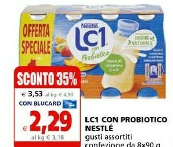 Il Gigante Nestlè Lc1 Con Probiotico offerta