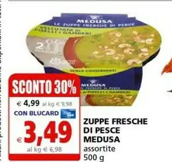 Il Gigante Medusa Zuppe Fresche Di Pesce offerta