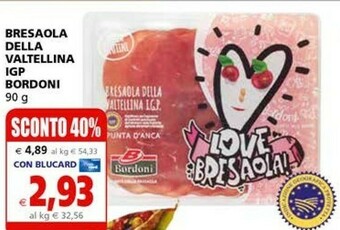 Il Gigante Bordoni Bresaola Della Valtellina IGP offerta