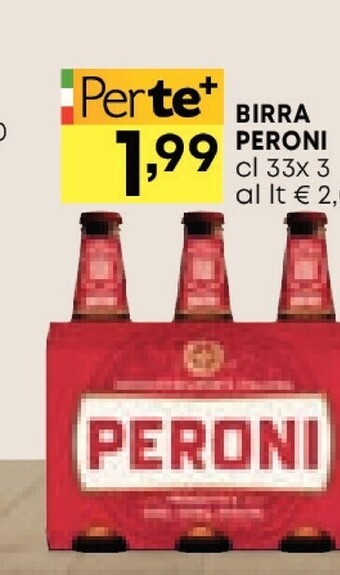 Panorama Peroni birra offerta