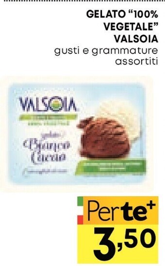 Panorama Valsoia gelato ''100 % vegetale'' offerta