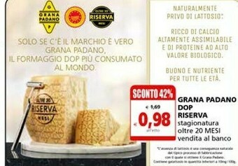Il Gigante Grana Padano DOP Riserva offerta