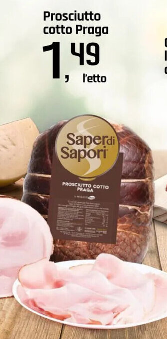 Prosciutto cotto Praga