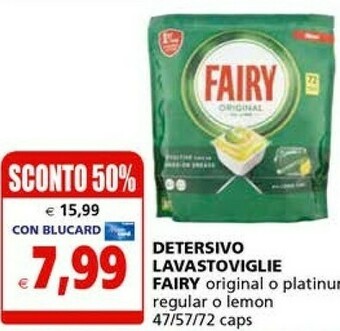 Il Gigante Fairy Detersivo Lavastoviglie offerta