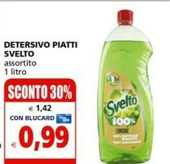 Il Gigante Svelto Detersivo Piatti offerta