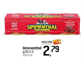 Famila Superstore Simmenthal g.70 x 3 offerta