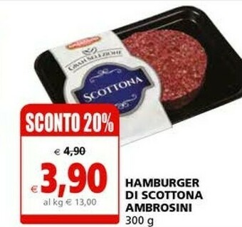 Il Gigante Ambrosini Hamburger Di Scottona offerta