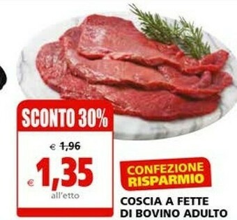 Il Gigante Coscia A Fette Di Bovino Adulto offerta