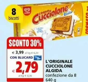 Il Gigante Algida L'originale Cucciolone offerta