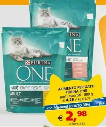 Il Gigante Purina One Alimento Per Gatti 800 G offerta