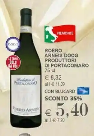 Portacomaro Roero Arneis 750ml