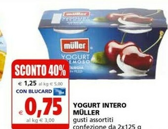 Il Gigante Muller Yogurt Intero offerta