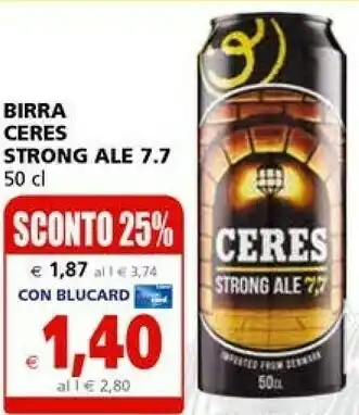 Il Gigante Ceres Strongale 500 G(ml) offerta